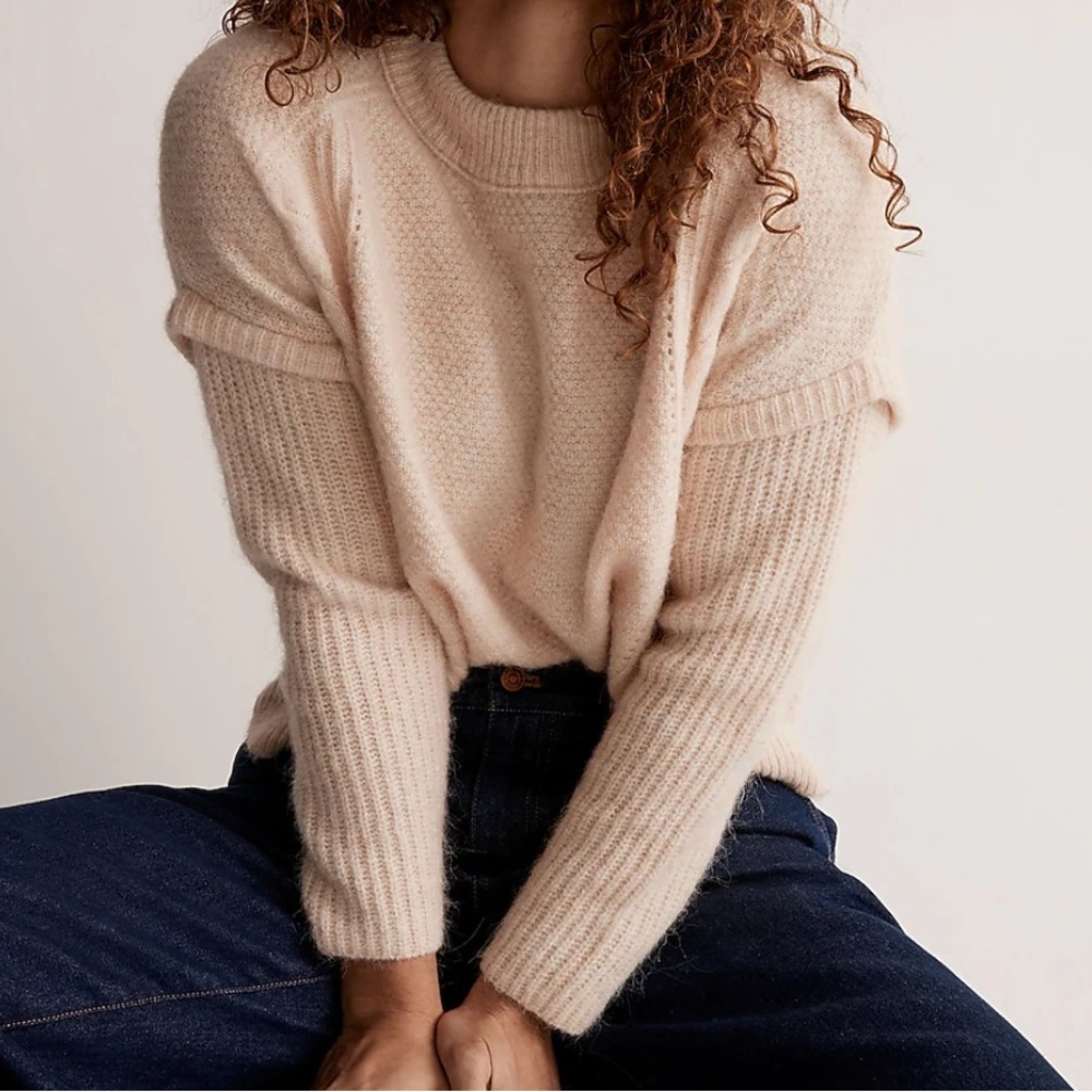 MADEWELL Cable Havener Pullover Sweater
